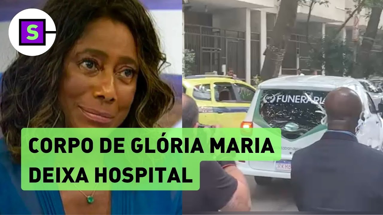 Morre Glória Maria: corpo da jornalista deixa o hospital, no Rio, sob aplausos; veja vídeo