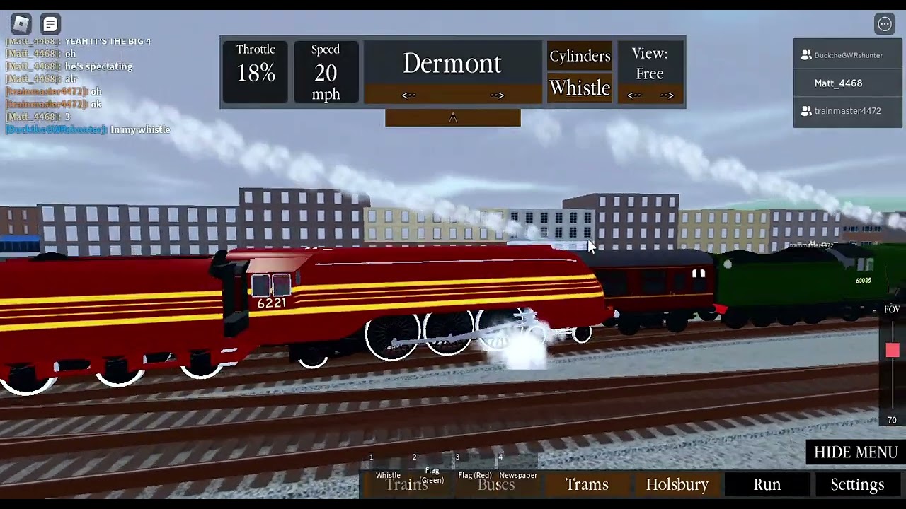Racing With My Friends In Steam Era! (Roblox)