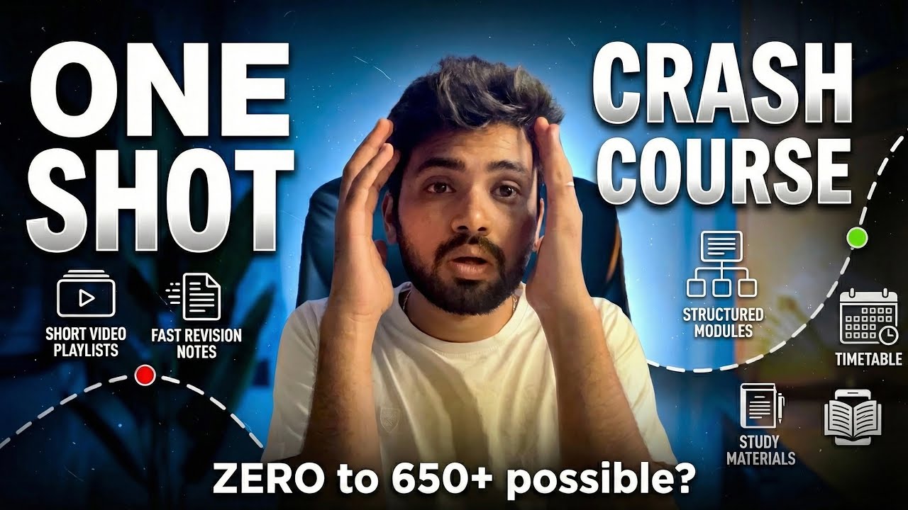One Shot vs Crash Course In Last 2 Months😱| My Worst Experience ?
