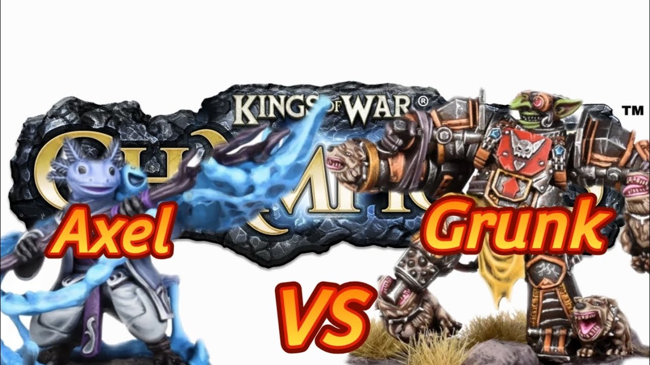 Kings of War Champions Battle | Grunk vs Axel | #manticgames 