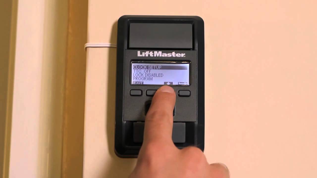 How to Program LiftMaster Timer-To-Close Feature