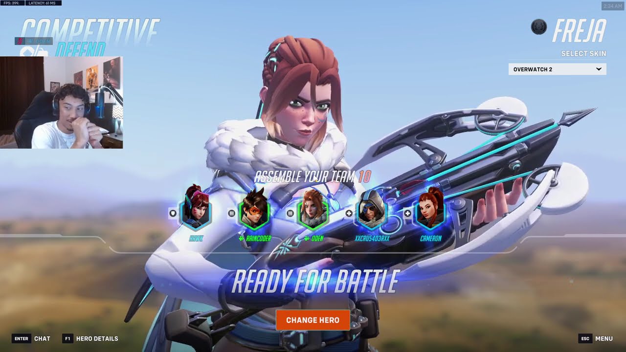 Без сахара, БЕЗУМНЫЙ Фрейя, 17 сезон, геймплей Overwatch 2