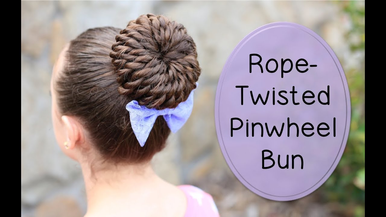 Rope-Twisted Pinwheel Bun | Prom Hairstyles
