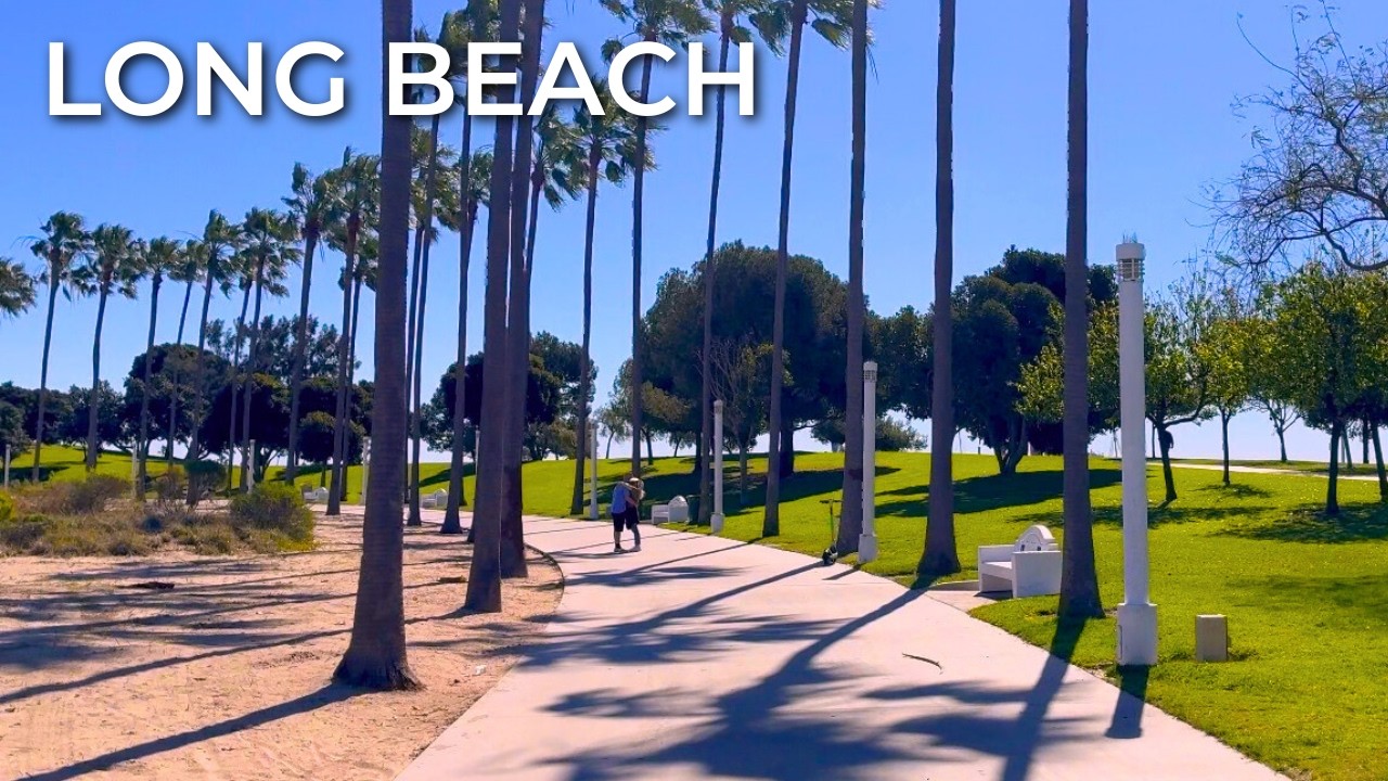 Relaxing Long Beach California Walk 🇺🇸 | Sunny Waterfront City Tour (4K) 2026