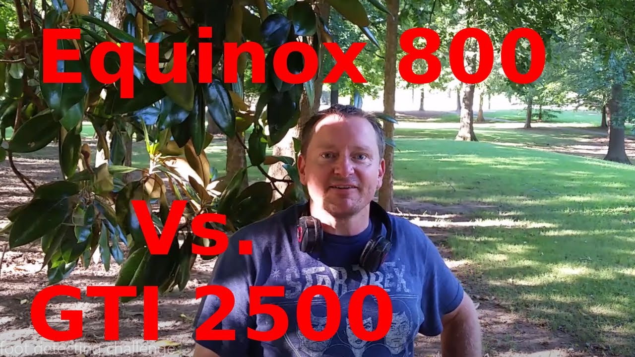 10 x 10 Foot Equinox 800 Vs. GTI 2500 Metal Detecting Challenge