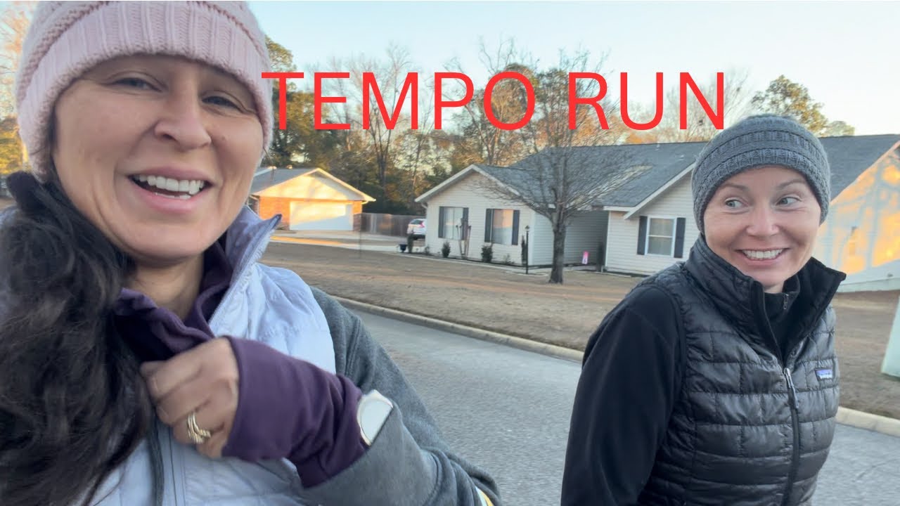 8 Mile Tempo Run Midweek-Freezing Weather 