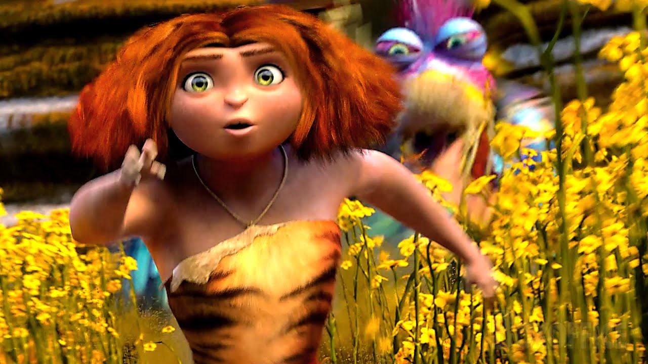 La Caza de pollo gigante 🐔🍗 | Los Croods | Clip en Español 🔥 4K