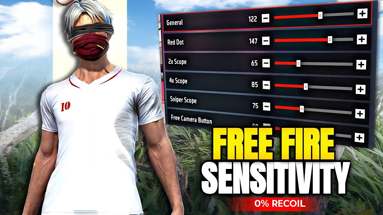 Free Fire Sensitivity For 0% Recoil 👈🏻🥶| Best Sensitivity For Headshot 🔥|