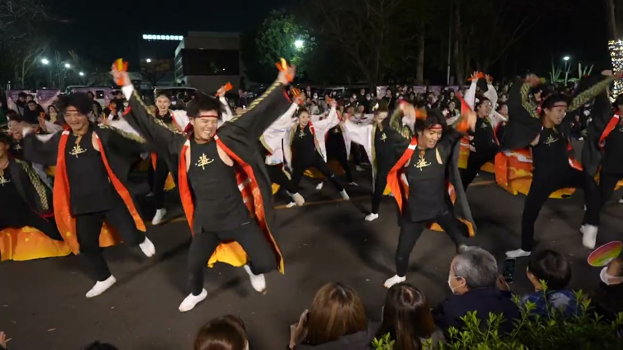 朝霞なるこ遊和会　獅子奮迅　2023年12月8日　あさか冬のあかりテラス