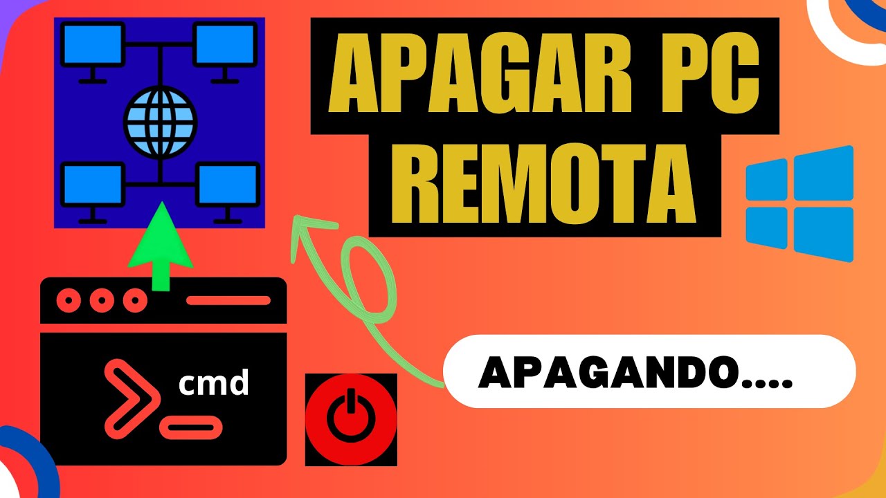 👉 Cómo APAGAR o REINICIAR una PC en RED desde CMD | Windows paso a paso