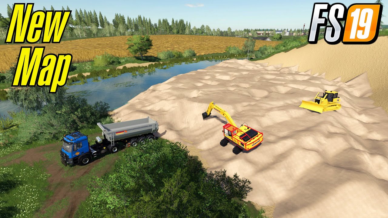 FS19 WORK ON YAGODNOE VILLAGE NEW MAP FARMING SIMULATOR 19