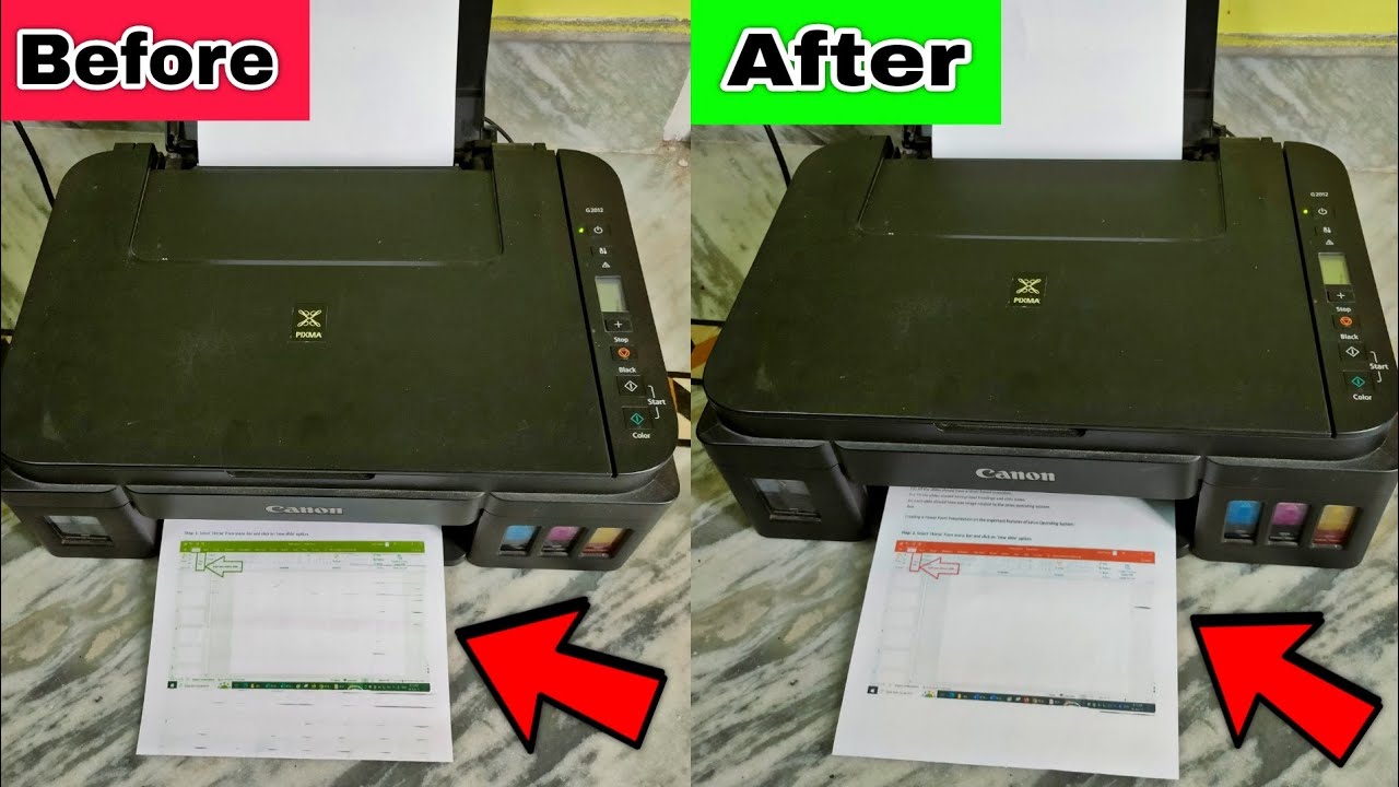 Canon Printer Colour Problem Fix | Wrong colour printing problem in Canon Printer