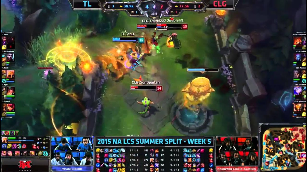 FENIX THE GOD 1v4 AZIR QUADRA vs CLG(LCS PLAY OF THE SEASON?)