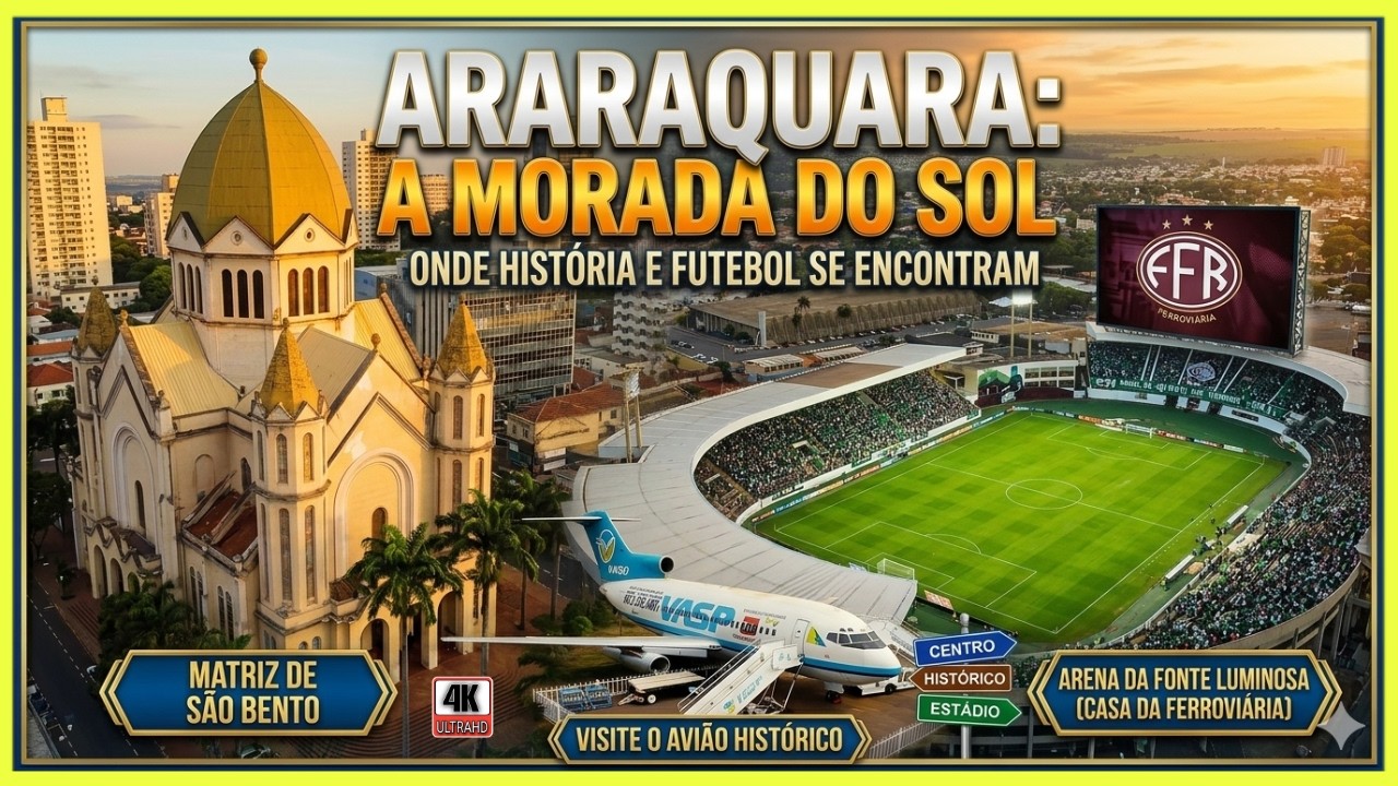 Araraquara SP - A Morada do Sol (4k)