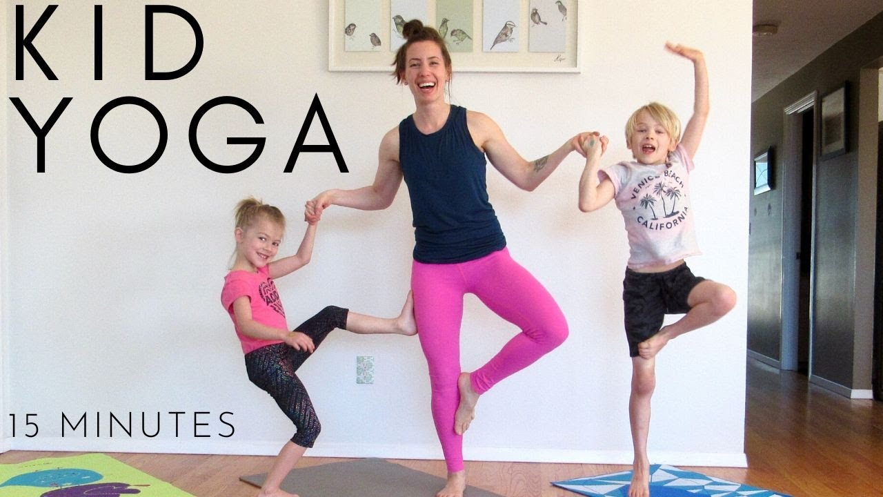 15 Minute Kid Yoga Class | Fit Mama Real Food