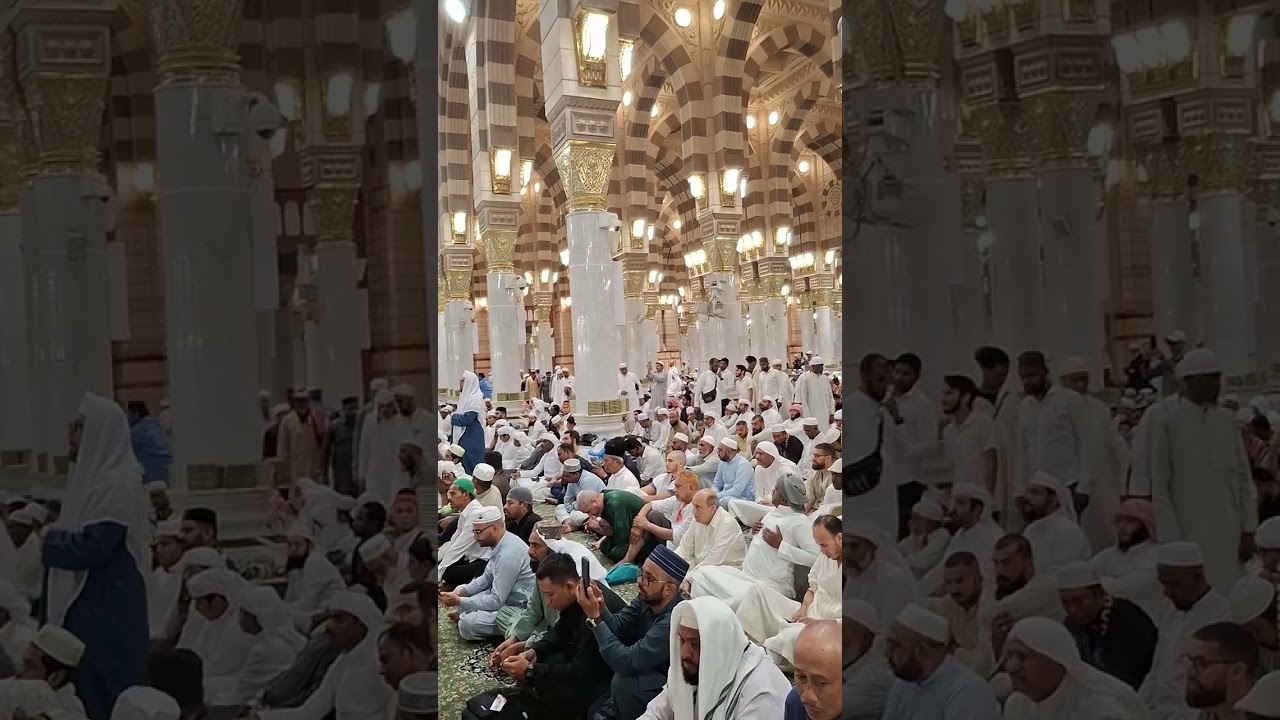 সু-মধুর কন্ঠে মদিনায় মসজিদে নববীতে  ফজরের  আযান!