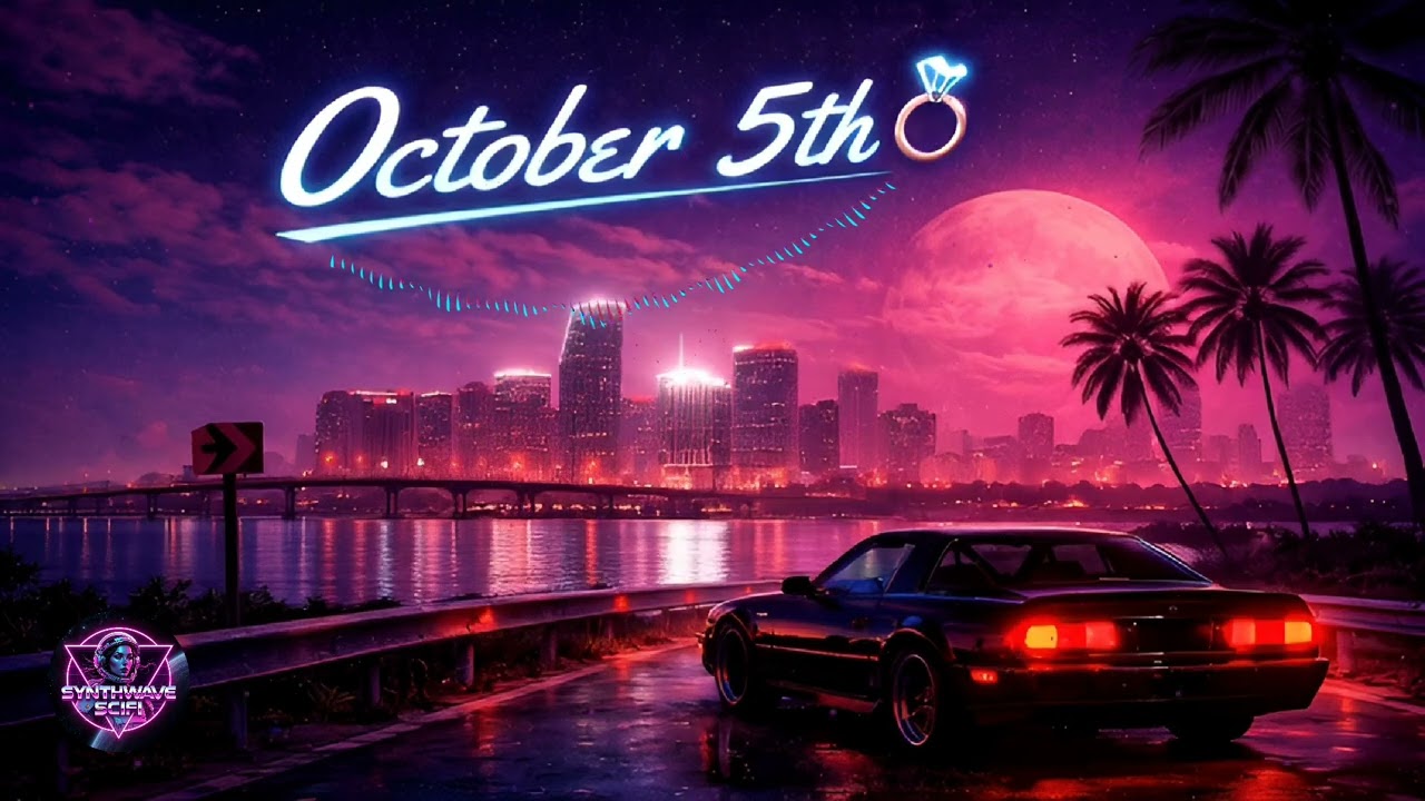 October 5th 💍 | 80s Darkwave Synth (Miami Night Drive) | Vocoder