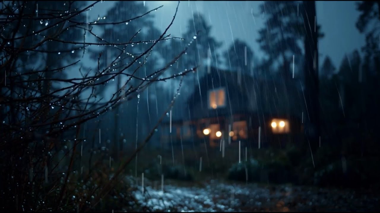 Calming Rain by the Country House 🌧 | Sleep Peacefully with Rain Sounds