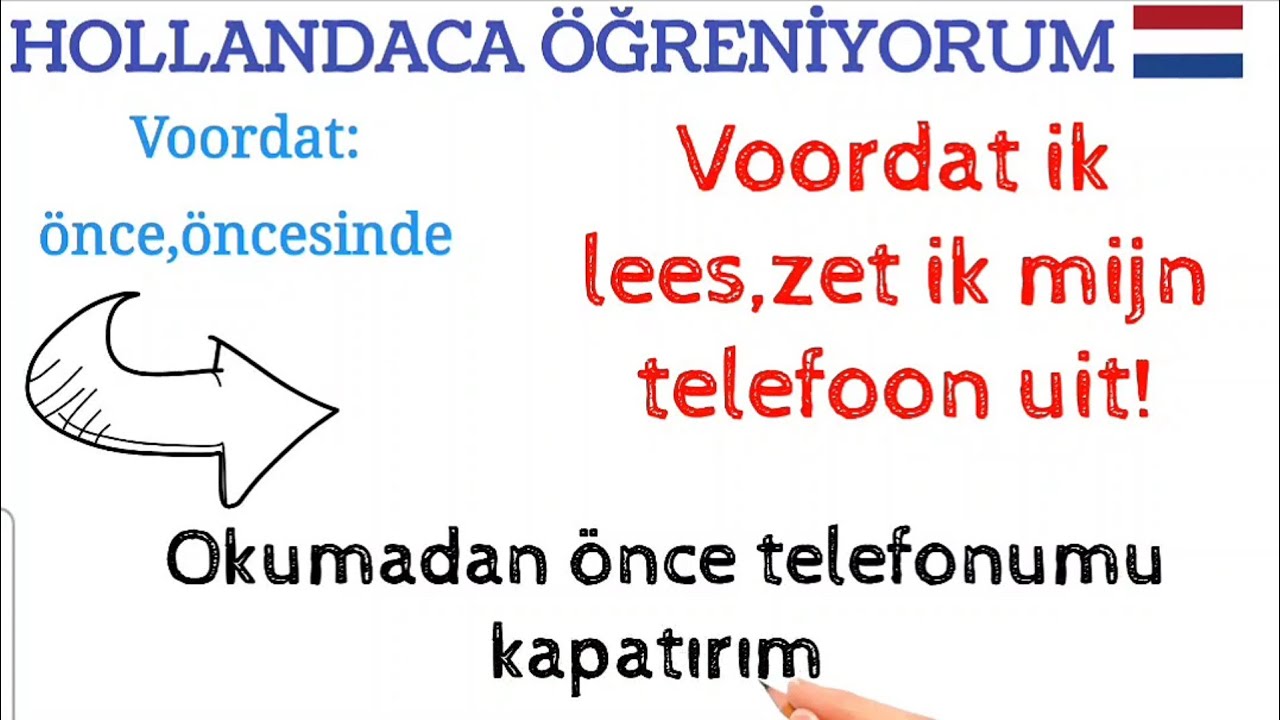Flemenkçeyi Bu Cümleler ile Öğrenmek İster misiniz? || Hollandaca Öğreniyorum ders 11
