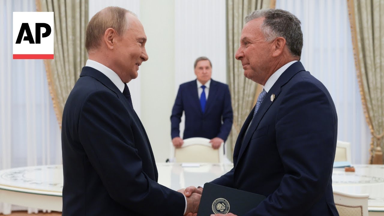 Trump's envoy Steve Witkoff meets Putin for Russia-Ukraine peace talks