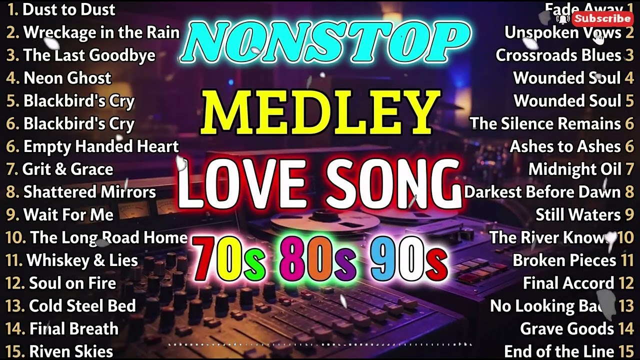 🕊️ Slow Rock Love Songs Medley  Old Pinoy Memories Lumang Tugtugin 70s 80s 90s