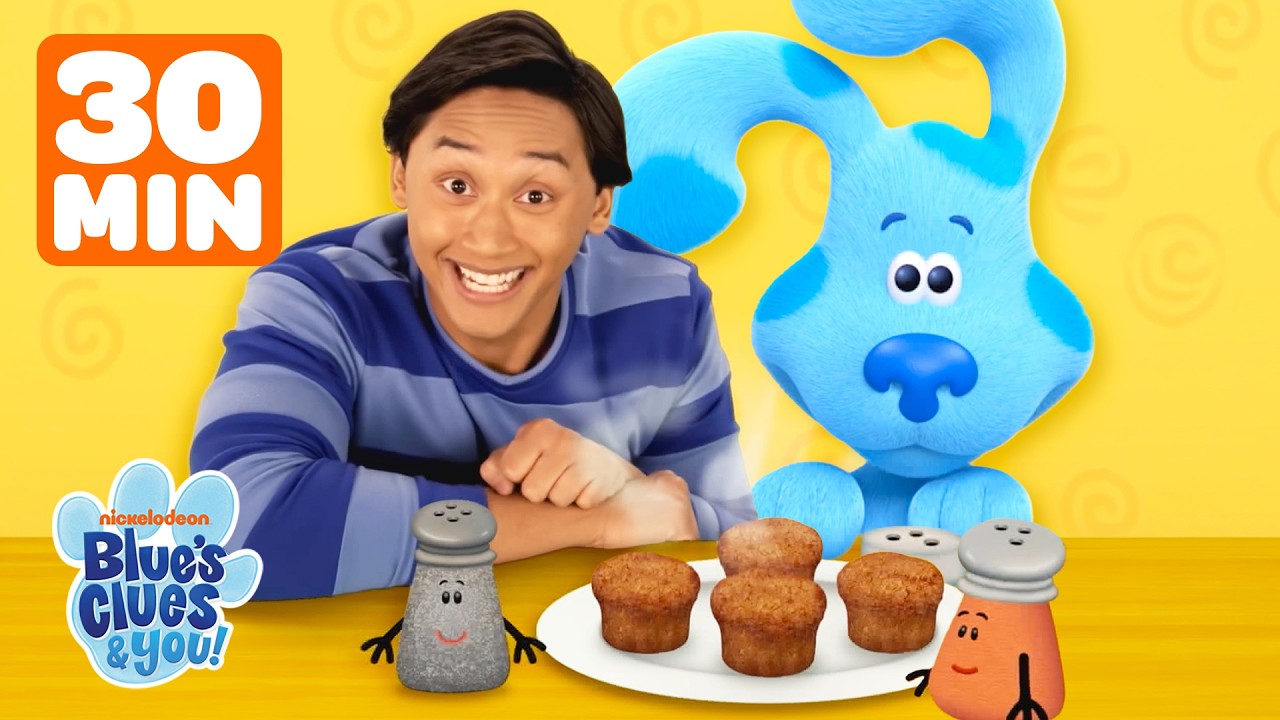 30 Minutes of Blue & Josh's ULTIMATE Snack Time Adventures with Friends! 🍌🌭 | Blue's Clues & You!