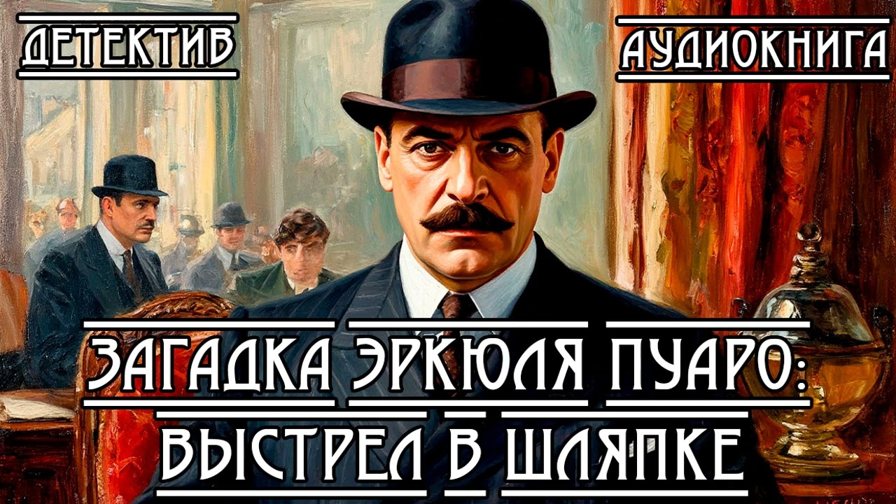 АУДИОКНИГА ДЕТЕКТИВ: ЗАГАДКА ЭРКЮЛЯ ПУАРО - ВЫСТРЕЛ В ШЛЯПКЕ