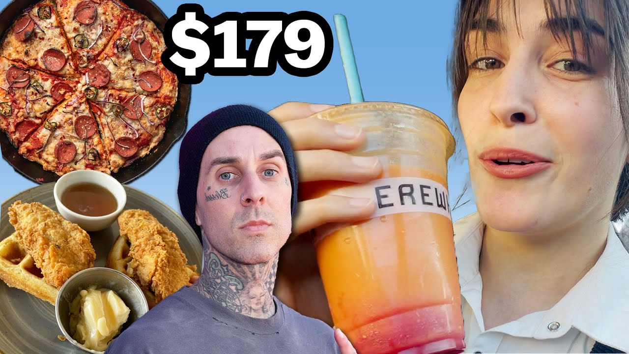 I Tried Travis Barker’s SUPER EXPENSIVE Vegan Diet