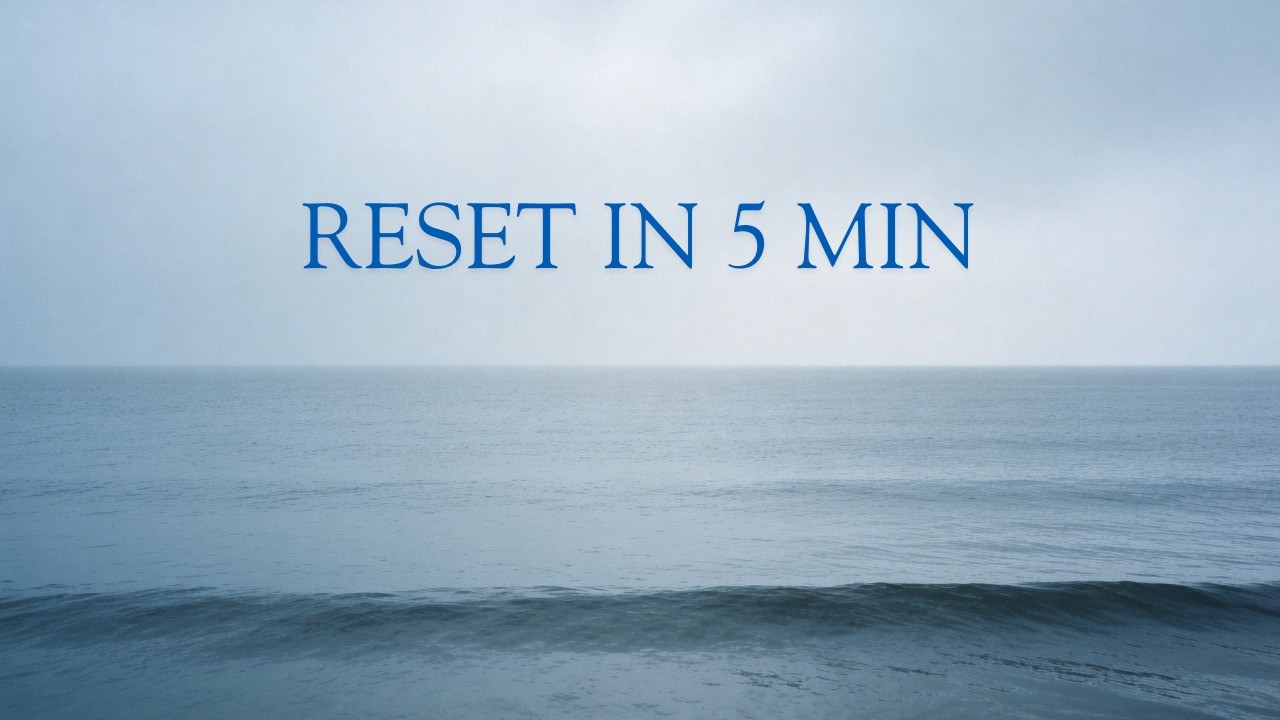 5 Minute Nervous System Reset for Anxiety | Calm Your Body Fast