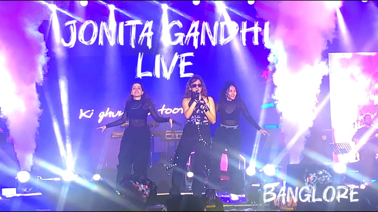 Jonita gandhi live performance banglore india today mind rocks #jonitagandhi