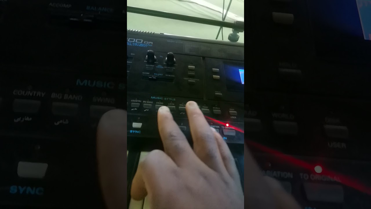 Roland E500 OR settings, Itende