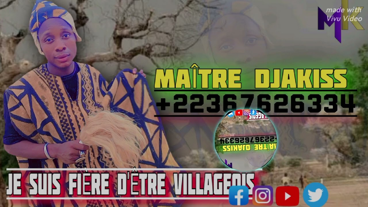 Maître djakiss - je suis fière d’être un villageois - son officiel 2024