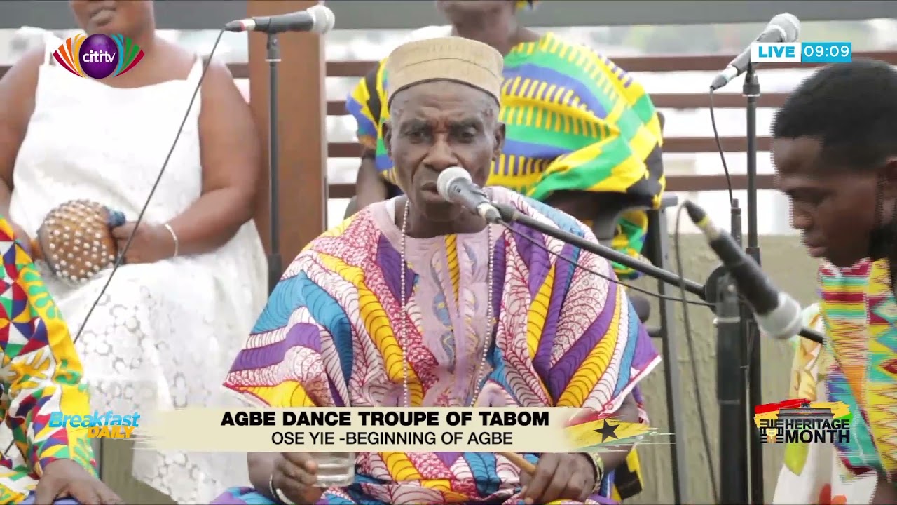 Heritage Month: Agbe Dance Troupe of Tabom performs on Breakfast Daily