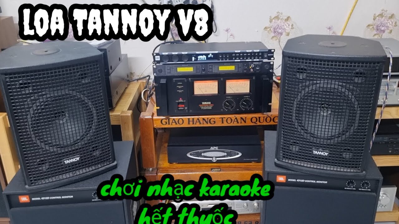 cặp loa tannoy v8 bass chỉ 20 mà đánh rung nhà  giá rất đáng chơi