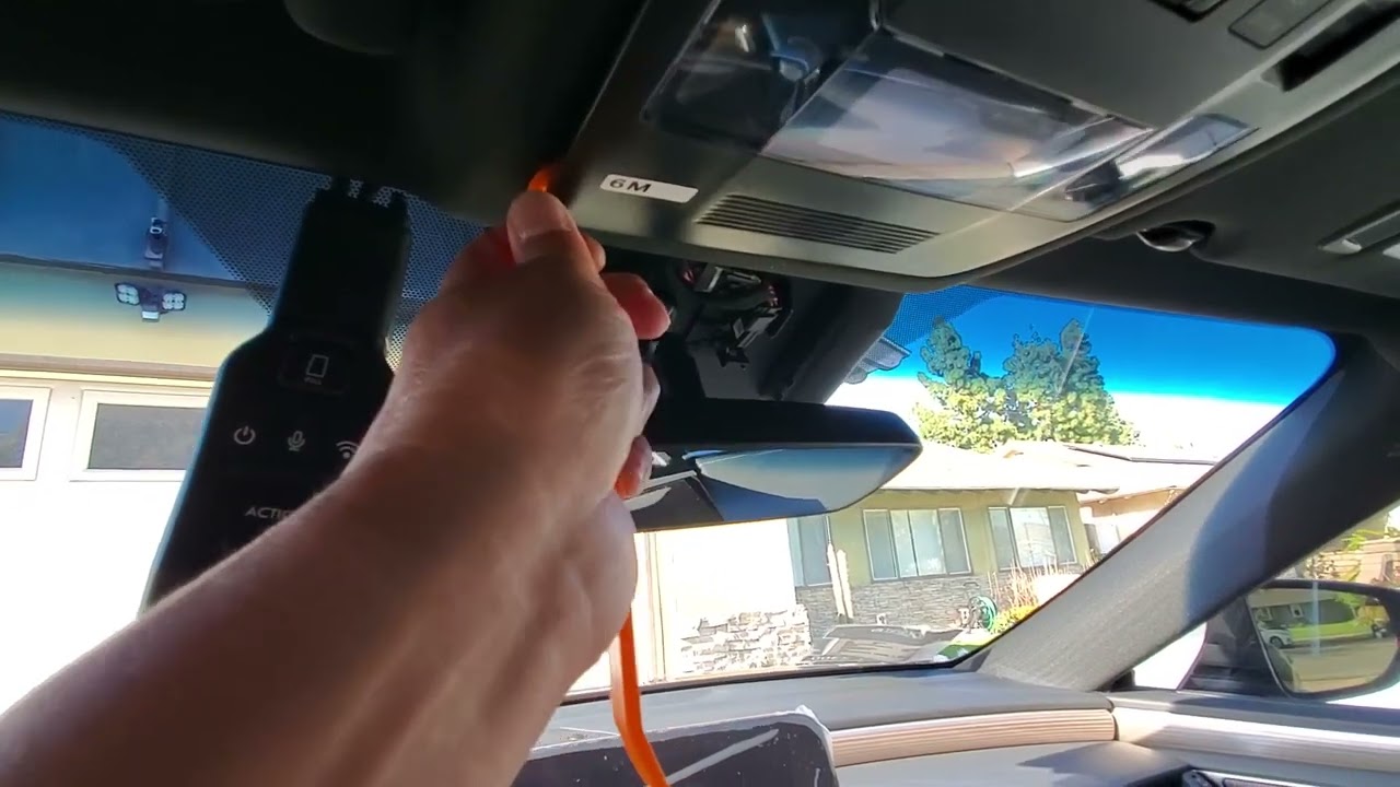 Lexus Integrated dashcam installation on 2023 ES350 - How to remove dome light console