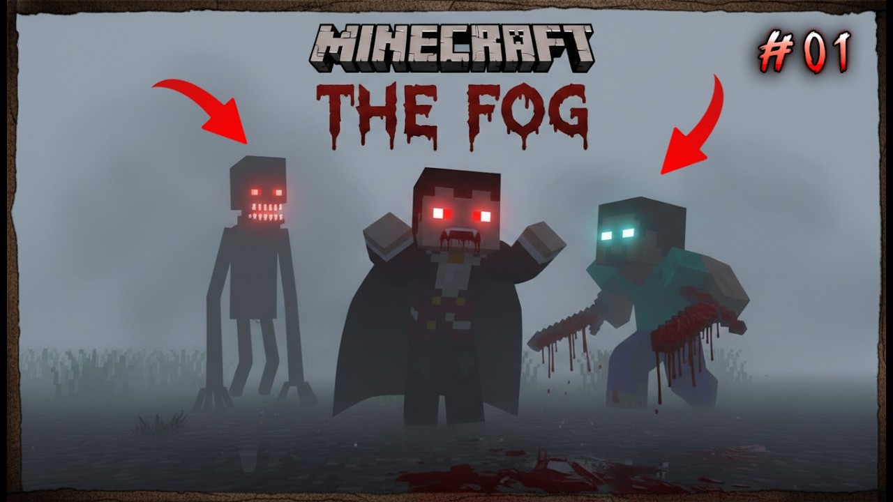 Something is Hunting Me in the Fog… 😰 | Minecraft Horror EP 01