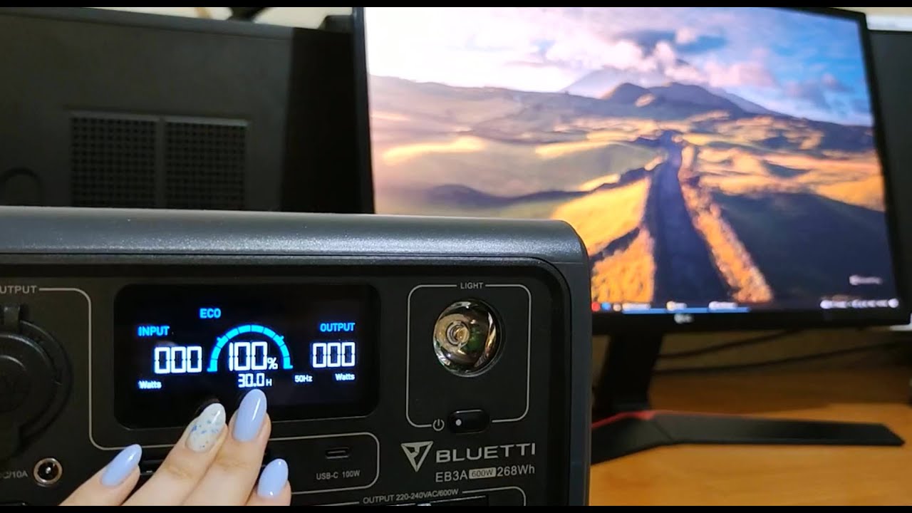 Розпакування та огляд зарядної станції Bluetti EB3A 268Wh/600W