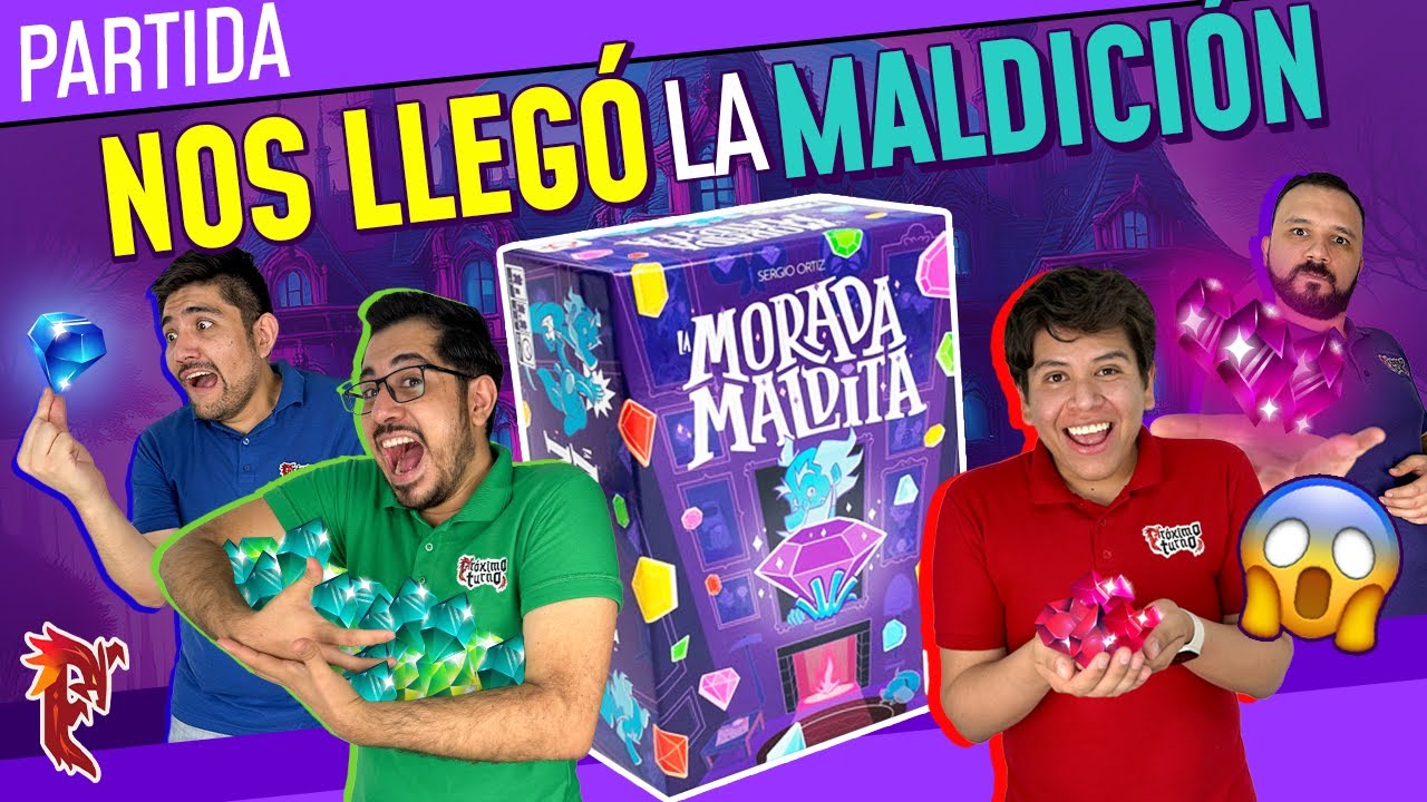 💎 Partida MORADA MALDITA 👻 Juego de mesa MUY FAMILIAR | Habilidad y Agilidad @MercurioDistribuciones