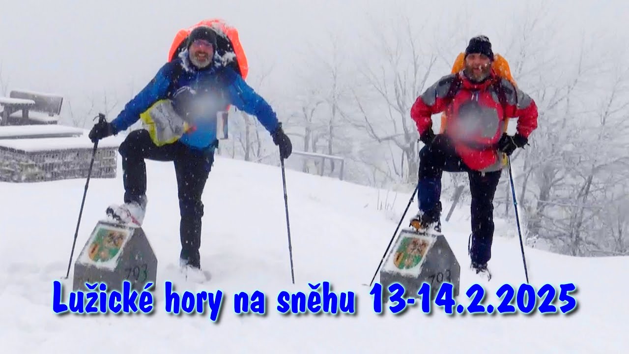Lužické hory na sněhu 13-14.2.2025