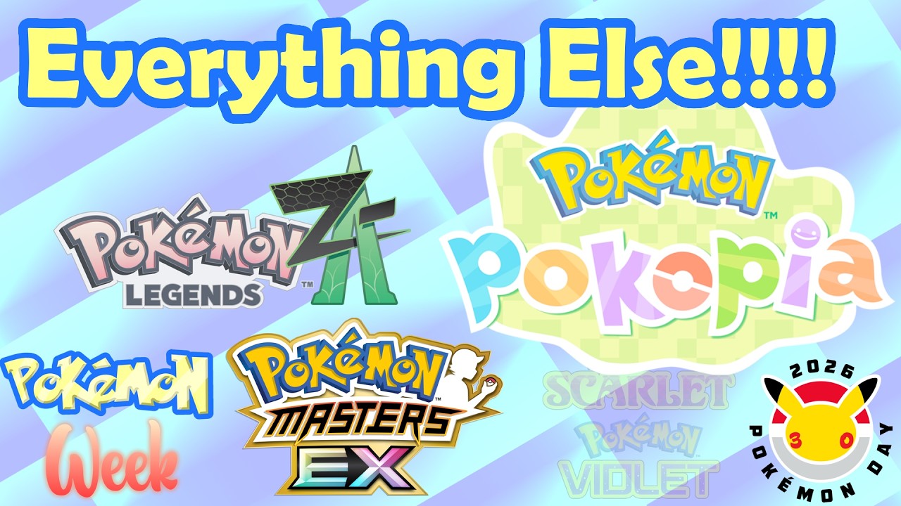 Pokémon Day 2026 Discussion Part 1: Everything Else