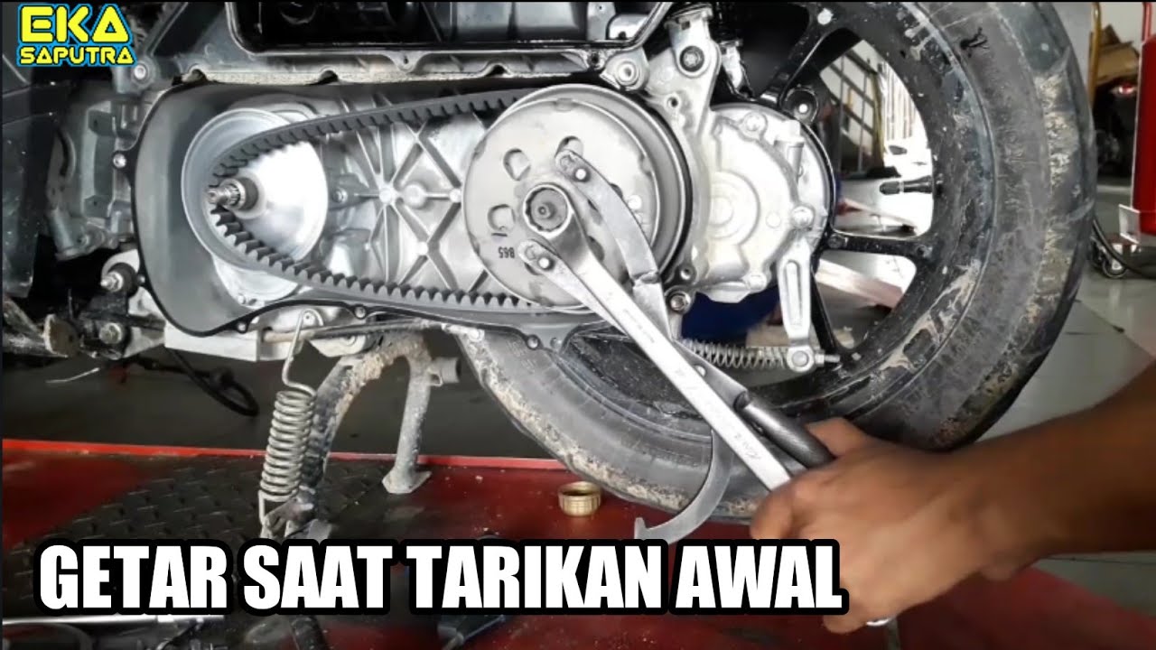 PENYEBAB AEROX BERGETAR SAAT TARIKAN AWAL | TUTORIAL SERVIS CVT AEROX 155 VVA