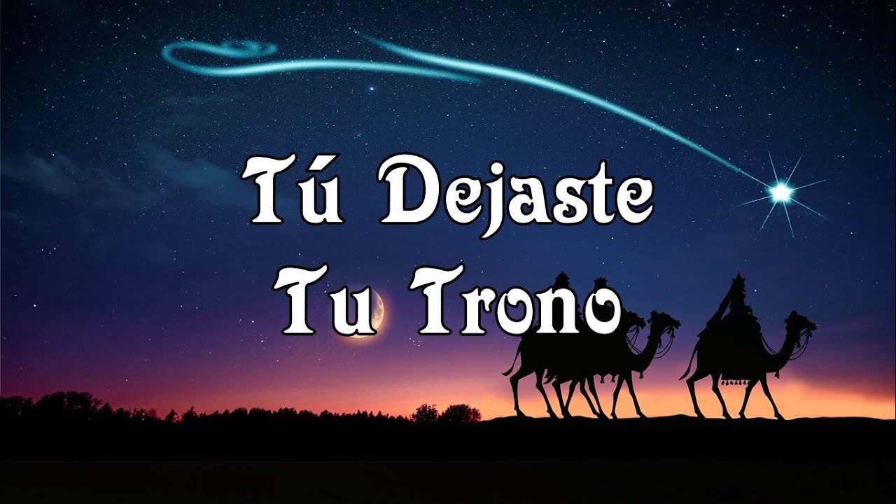 Tú Dejaste Tu Trono - Pista (5 estrofas)