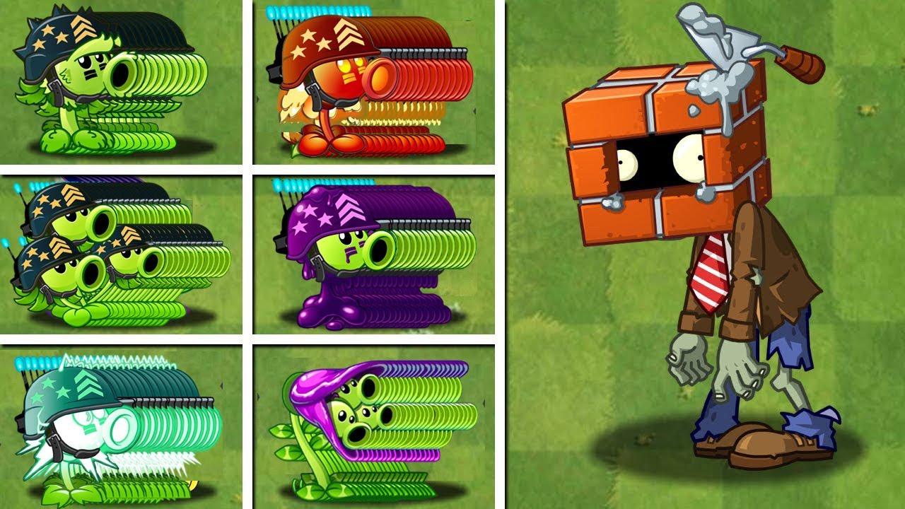 Every 200 Plants Max Level Vs Birckhead Zombie LV 20 - Who Will Win? - Pvz 2 Challenge