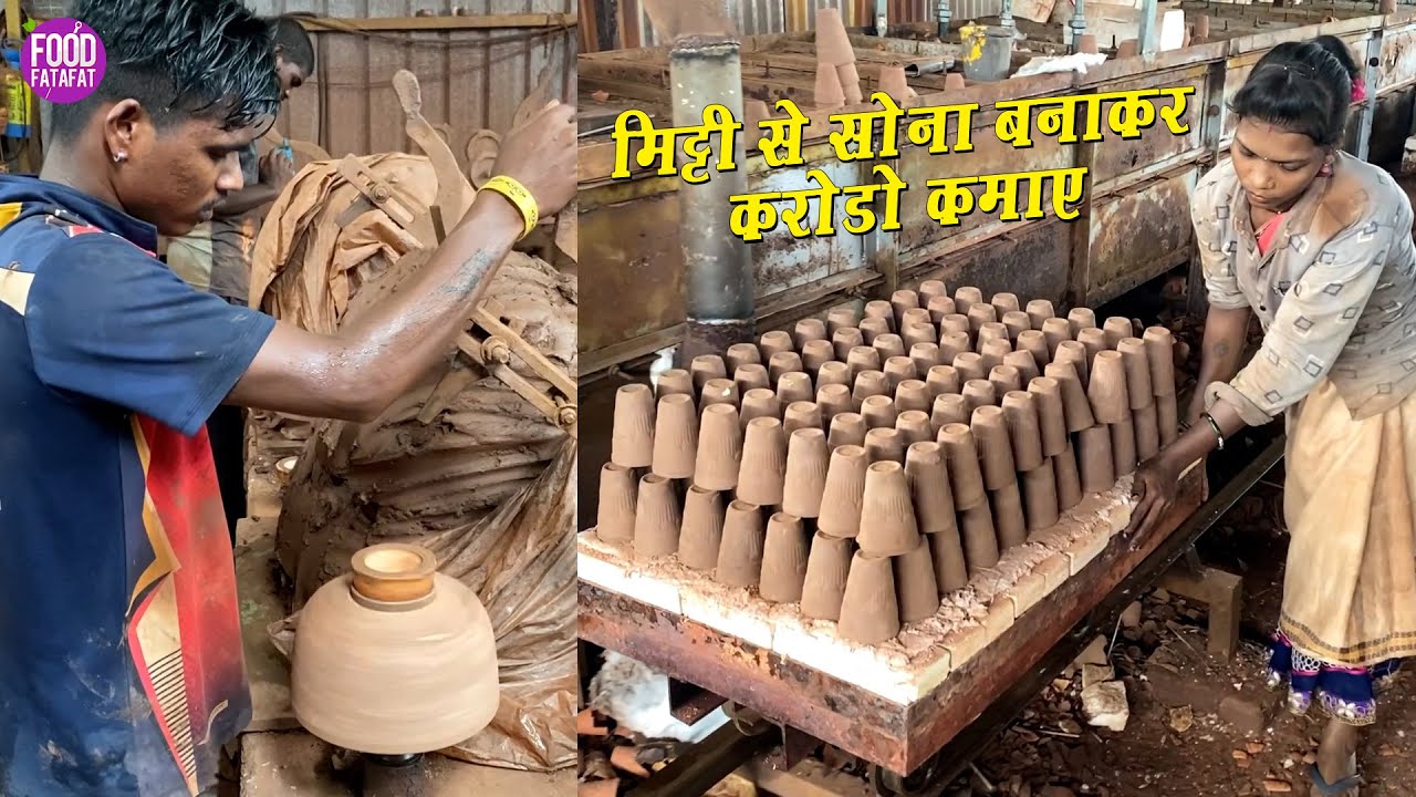 कुल्हड़ बनाने का तरीका | Kulhad Making | Tea/Pizza/Lassi Pot | Kulhad Making Business Idea 2023