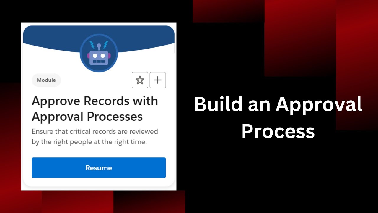 Build an Approval Process | Approve Records with Approval Processes #salesforce #solution #trailhead