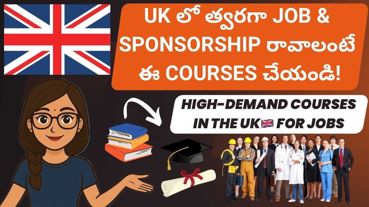 Study These Courses in UK 😱 To Get Jobs + Visa Sponsorship | Guaranteed Path 🇬🇧