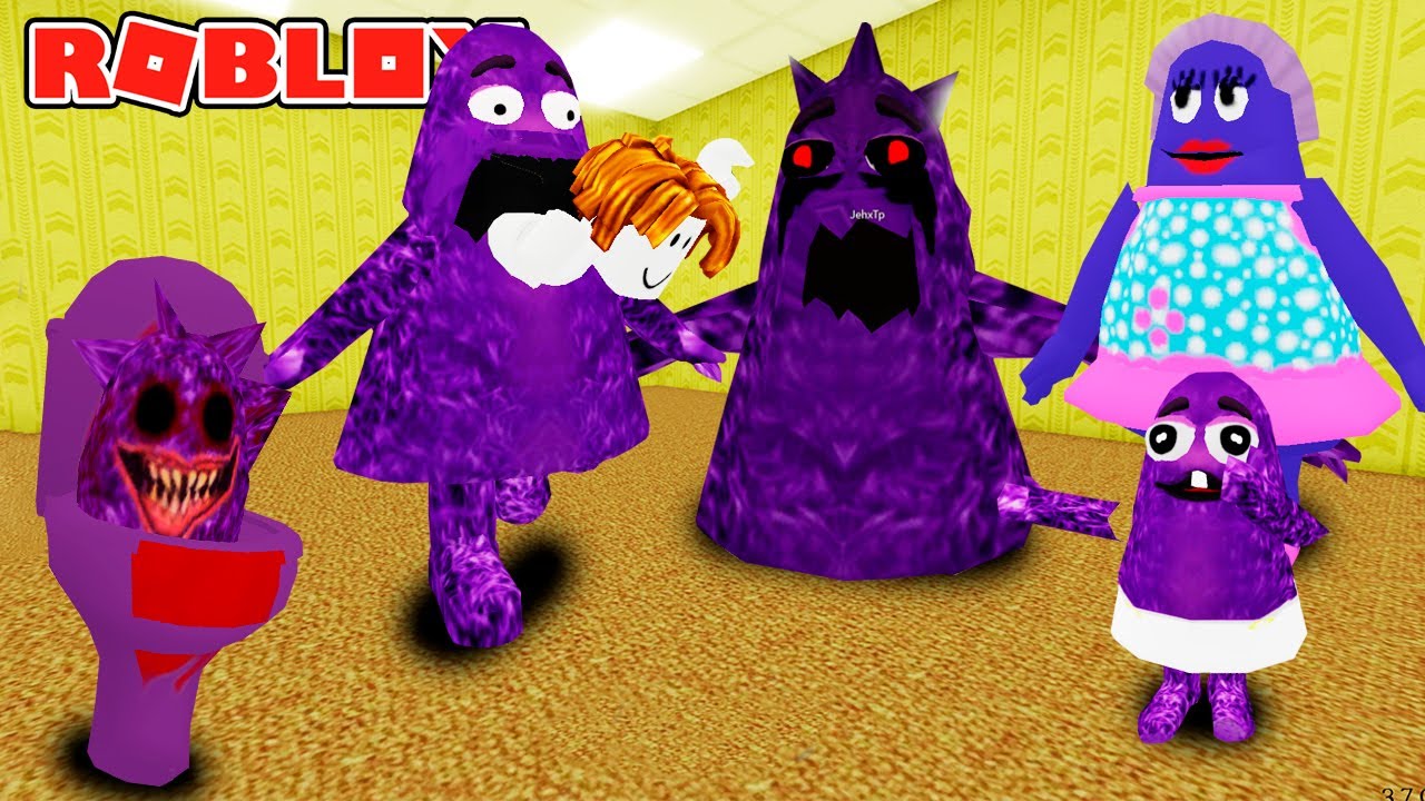 EL UNIVERSO DE GRIMACE SHAKE EN LOS BACKROOMS | Backrooms Morphs | JehxTp