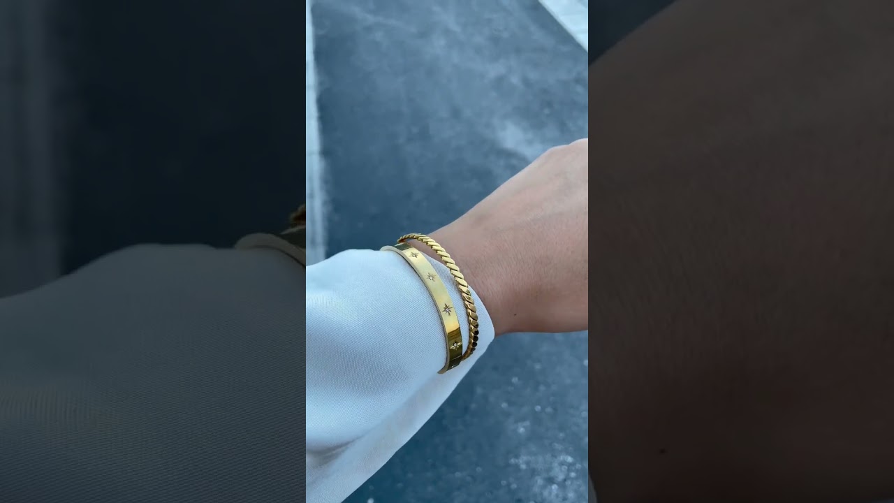 Good cuff bracelets from Kor&eacute;il #cuff #goldbracelet #goldjewelry #jewelrybrand #jewelrycollection