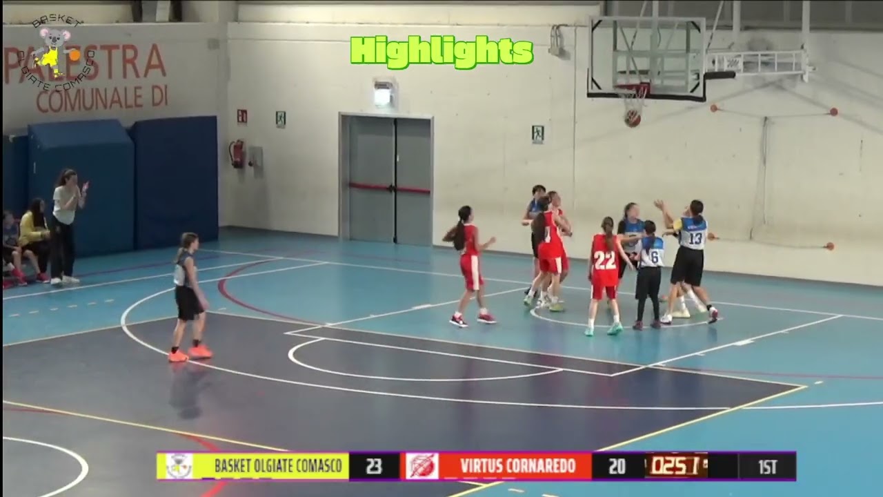 Highlights UNDER 13 F BASKET OLGIATE COMASCO - VIRTUS CORNAREDO DOM 22-02-26 19:00