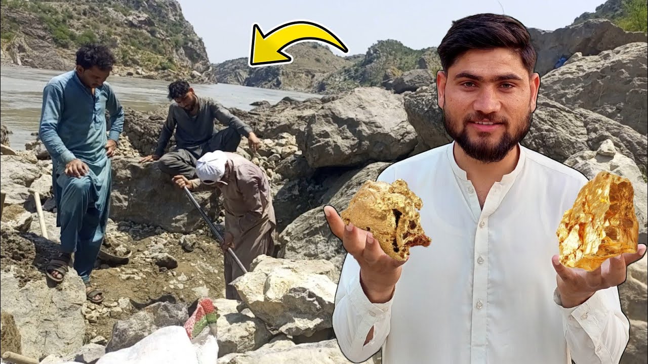 How to Find Gold in River Full Process in Urdu🔥Gold Mining in Pakistan 🤑 #gold#goldmining#vlog